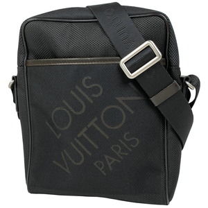 Louis Vuitton Jean Citadin Crossbody Bag Damier Jean Black